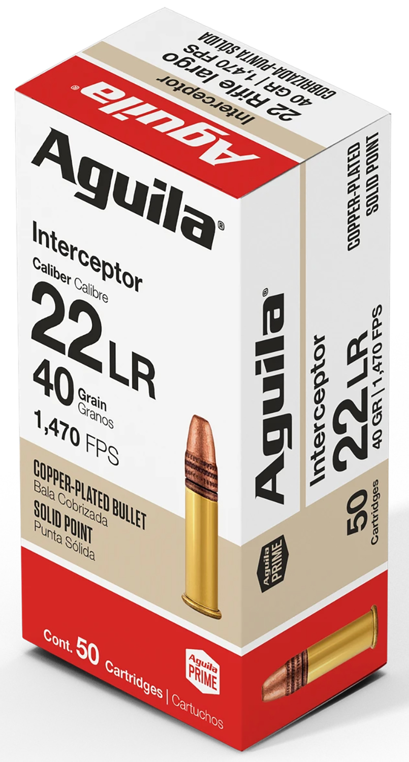 ila Ammunition Rimfire Interceptor 22LR 40 Grain Solid Point Ammo