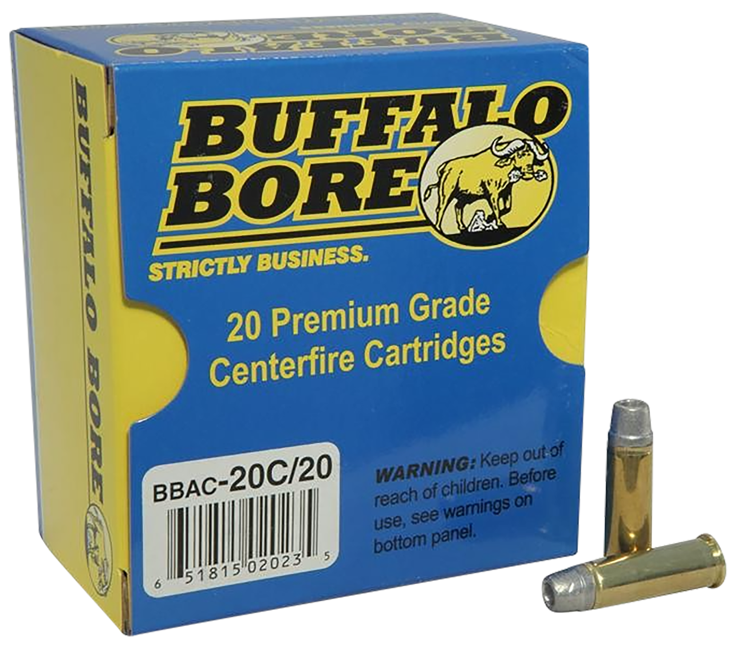 falo Bore Ammunition 20C20 Standard Pressure Strictly Business 38 Special 158 Gr Lead Semi-Wad Cutter Hollow Point 20 Per Box/ 12 Cs Ammo