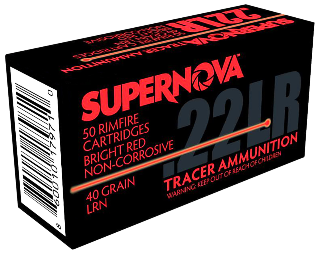 ey Mountain Ammunition PMSN22LRR Red Tracer Non-Corrosive 22LR 40gr Lead Round Nose 50 Per Box/100 Case Ammo