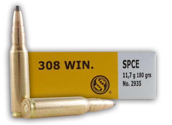 lier & Bellot SB300B Rifle 300WinMag 180gr Soft Point Cut Through Edge 20 Per Box/20 Case Ammo