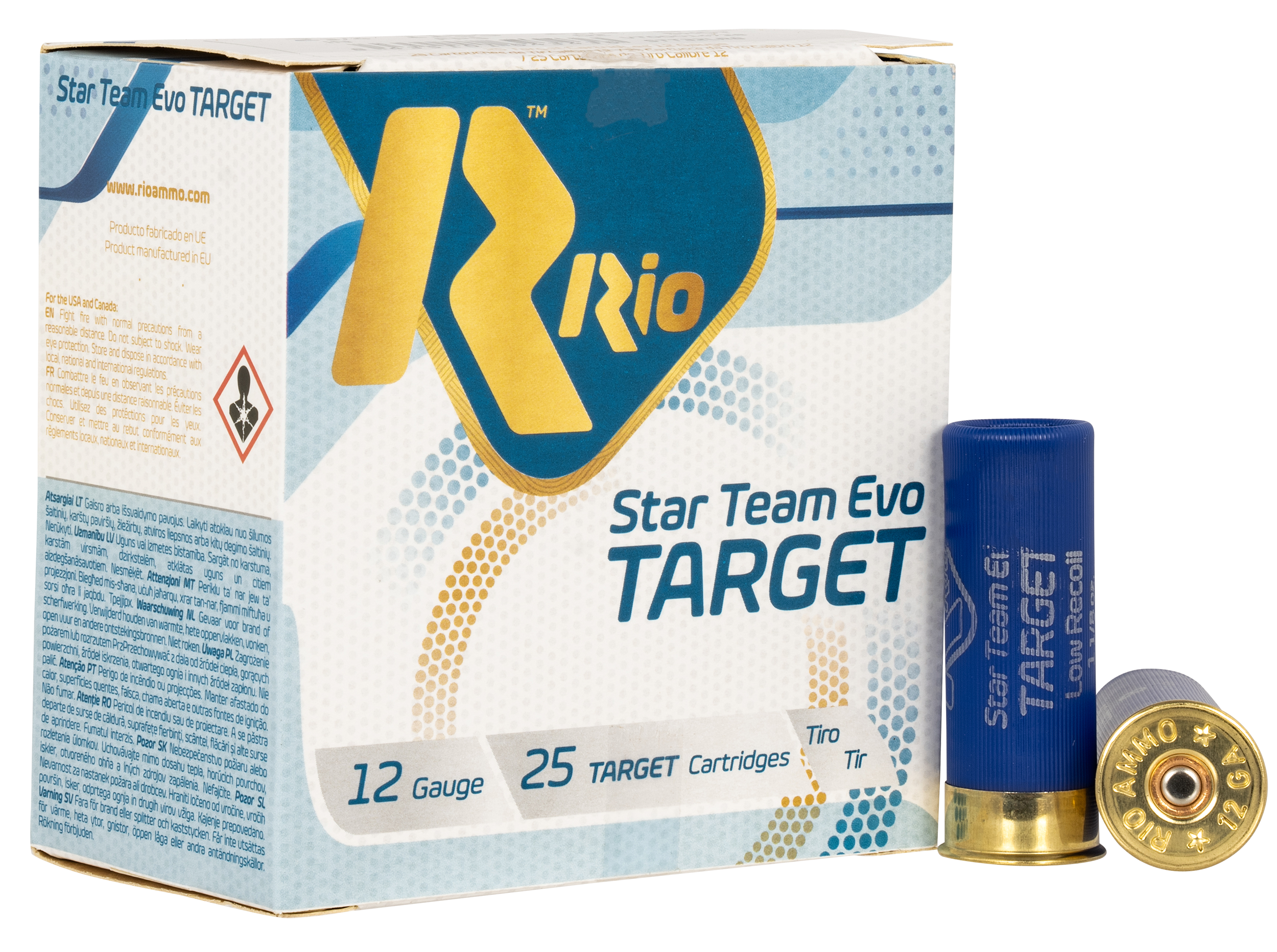  Ammunition STT32LR8 Team Target 12 Gauge 2.75 In. 1 1/8 Oz Ammo