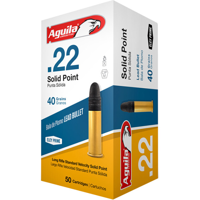 ila Super Extra Standard Velocity .22 LR 40 Grain Solid Point Ammo