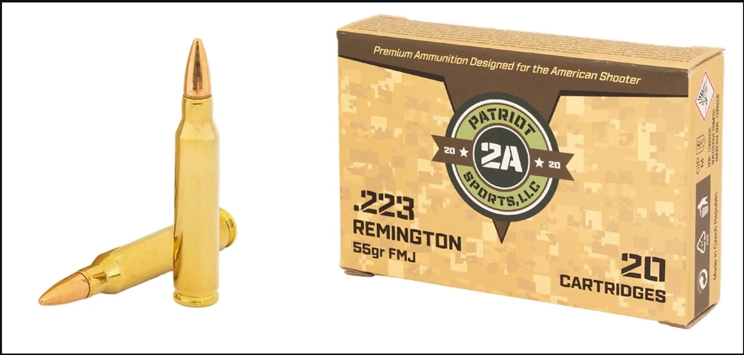 riot Sports 223 Remington 55 Grain Full Metal Jacket (FMJ) Ammo